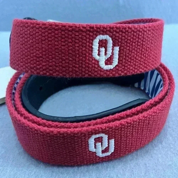 Peter Millar Belt NWT OU GOLF Collegiate Collection Oklahoma University Golf - Picture 11 of 12